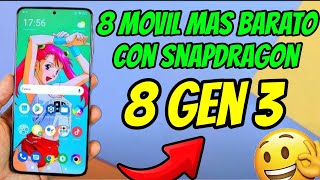 Top 8 Teléfonos Más Baratos con Snapdragon 8 Gen 3 en 2025
