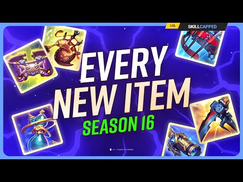 MASSIVE ITEM UPDATE! - EVERY NEW ITEM Coming For SEASON 16 - League of Legends