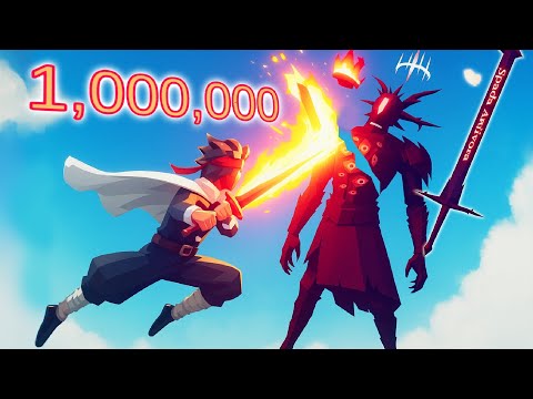 DEMON SLAYER - 1.000.000 DAMAGE SLASH vs EVERY DEMON | TABS - Totally Accurate Battle Simulator
