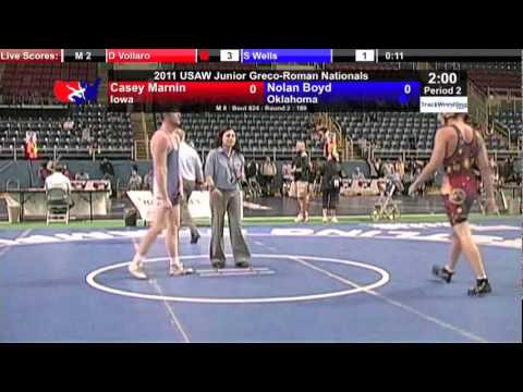 Junior Greco 189 - Nolan Boyd (OK) vs. Casey Marnin (IA)