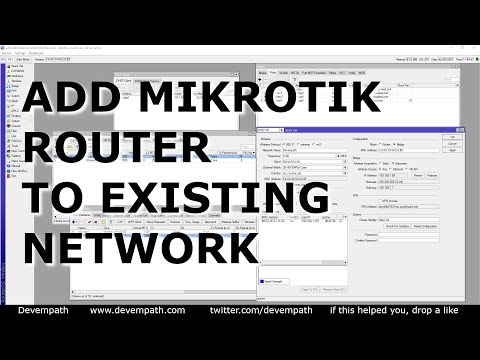 Adding Mikrotik router to an existing network using Winbox - Wifi Access Point