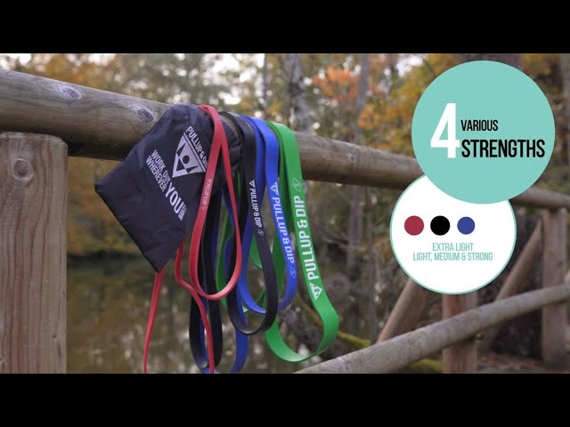 Vídeo relacionado con PULLUP & DIP Banda Elástica de Resistencia, Banda de Dominadas, Bandas Fitness, Pull-up Bands (Fuerte (Verde))