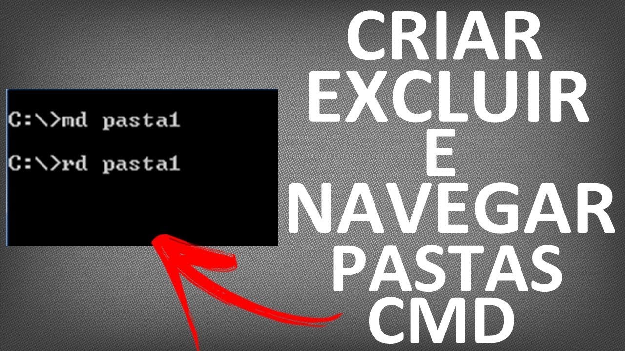 Criar, Excluir e Navegar em Pastas no CMD (Prompt de Comando)