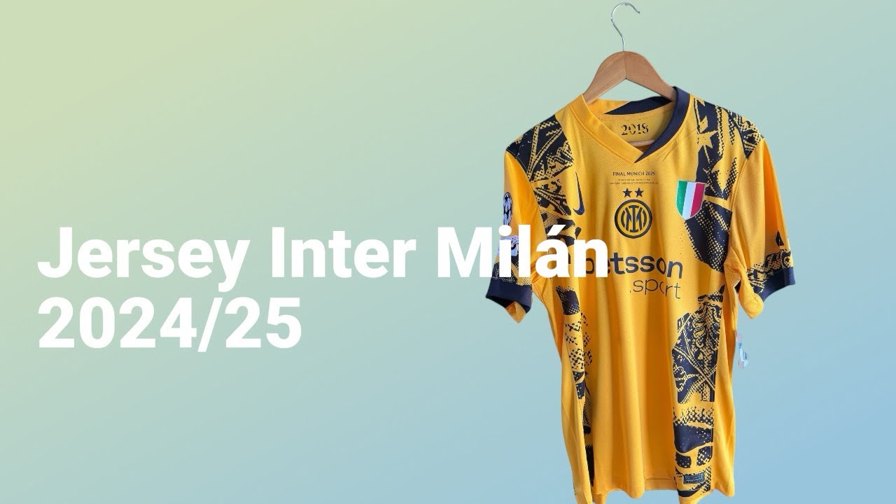 Jersey Inter de Milan 2024/25 alternativo. Final Champions League vs PSG.