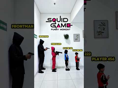 SQUID GAME COMEDY FUNNY 😆🤣 JUST JOKING 🥰 #comedy #funny