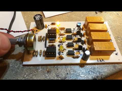 Audio 4ch Input Selector - circuit & pcb