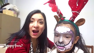 SHEEP Face Painting - OVEJA Pintacaritas