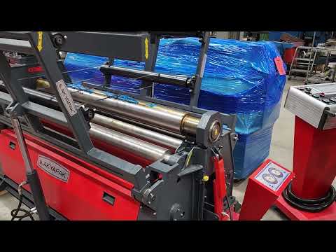 Akyapak 5' x 1/4" Four Roll Hydraulic Plate Bending Roll with Top and Side Supports, Model AHS 15/04 - NEW - Gallery Thumbnail 8