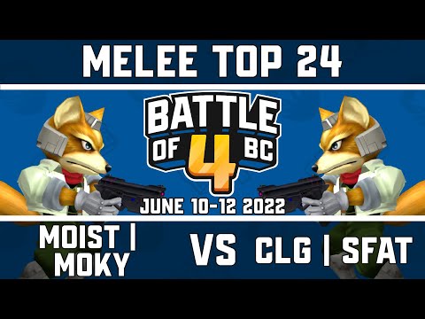 moist | moky vs CLG | SFAT - Melee Singles Top 24 - Battle of BC 4