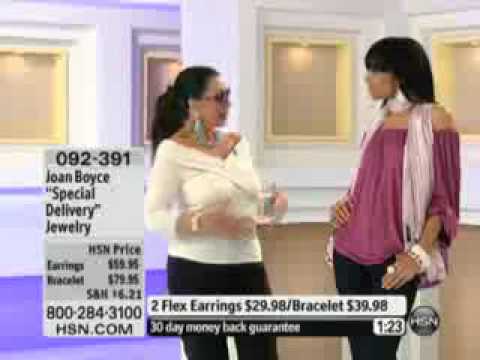 Joan Boyce "Special Delivery" Crystal-Accented Drop Earrings  Joan Boyce