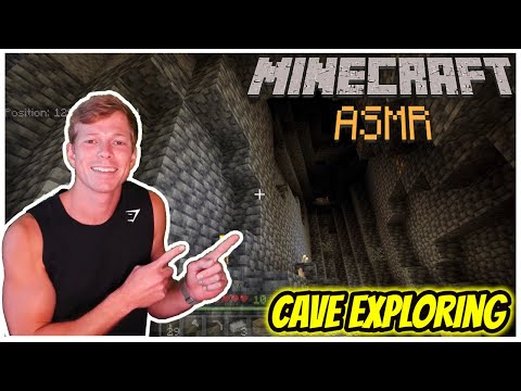Minecraft ASMR | Cave Exploring & First Diamonds  - Whispering