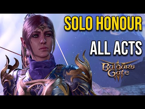 SOLO Honour Stealth Archer - Baldur's Gate 3 [Sleep Aid] [F4A] [BG3] [Shadowheart] [Reverberation]