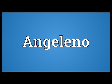 Angeleno Meaning