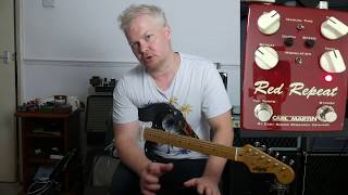 Video thumbnail for Carl Martin - Red Repeat Delay Pedal - full demonstration by The Guitar Show