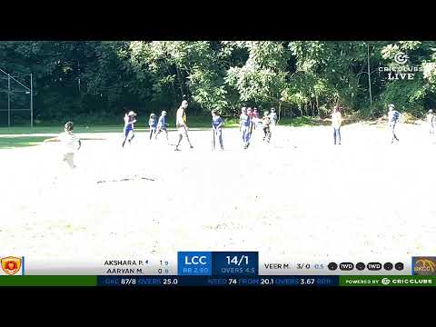 2022 11U League Division 2 - GKCC Vs LCCA Rising Stars