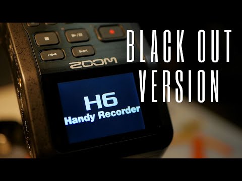 ZOOM H6 BLACK OUT VERSION (YEAR 2020) REVIEW