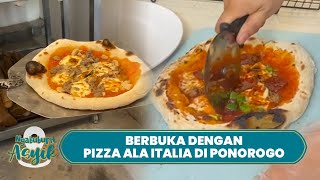 NGABUBURIT ASYIK: Pizza ala Italia di Ponorogo, Dimasak di atas Tungku, Cocok untuk Berbuka Puasa