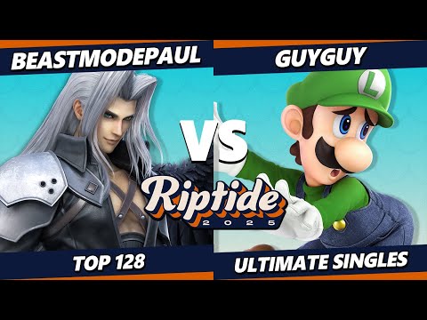 Riptide 2025 - BeastModePaul (Hero, Sephiroth) Vs. GuyGuy (Luigi) Smash Ultimate - SSBU
