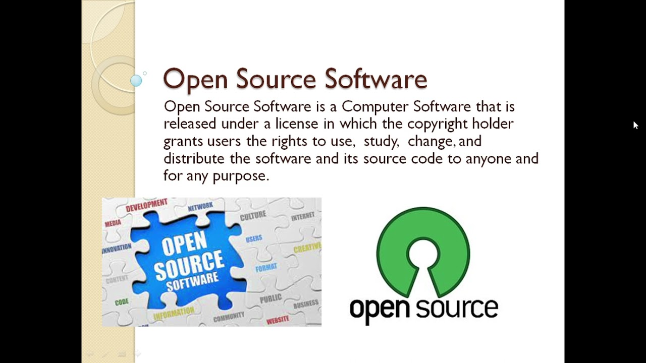 PowerPoint Presentation - Open Source Software