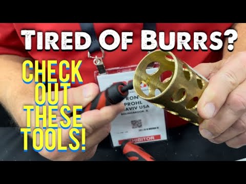 Tired of burrs? Check out these deburring tools from the PRI Show with demos. Shaviv USA Tools