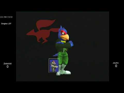GSS 88 SSBM - ZettaVolt (Falco) vs. Jewfro (C. Falcon) - Melee LSF