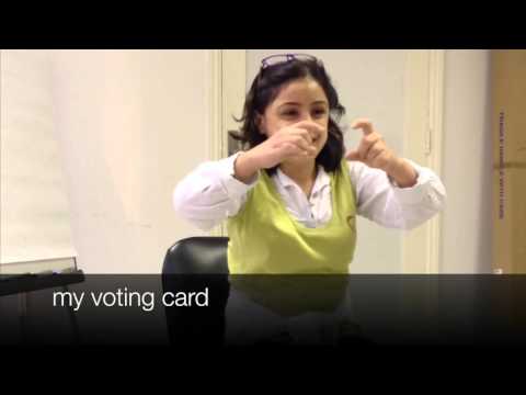 Image of the video: Self-advocate from Lebanon: Accessing the Ballot Box