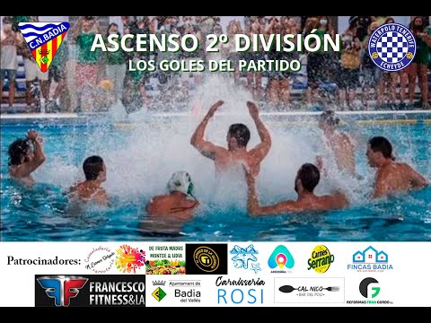 Goles C.N.Badia- Echeyde Timbeque #waterpolo #enbadianonosrendimos