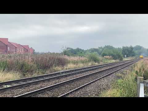 Loco Services Class 37s 37409 'Loch Awe' + D6857 (37521) pass through Nantwich
