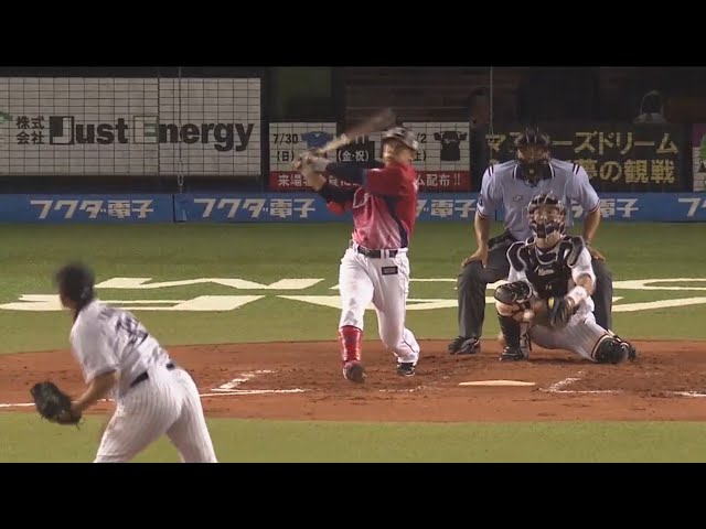 【7回表】ライオンズ・栗山のライトスタンドへのホームランで1点差!! 2017/7/28 M-L