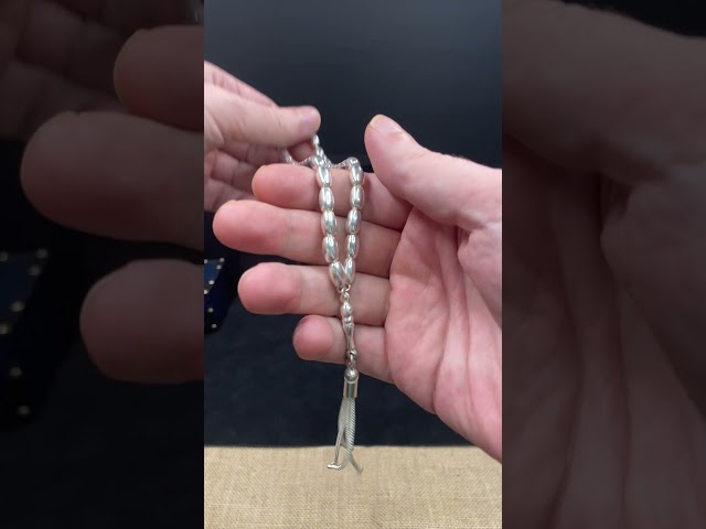 سبحة فضة عيار 925