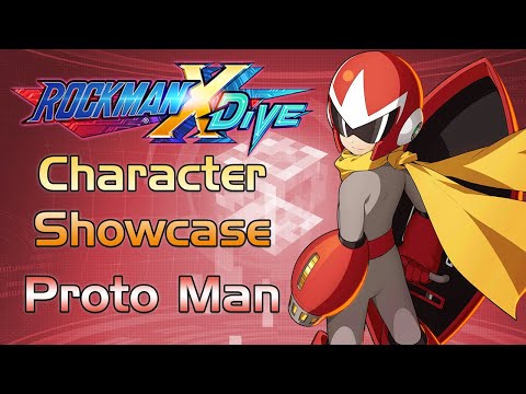 Mega Man X DiVE - Proto Man Showcase: Gameplay, Skills, Art, & 3D Model