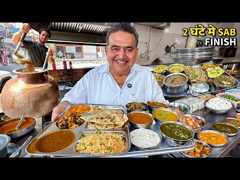 India's MOST CLEANEST Punjabi Dhaba 😍 A-1 Punjabi Thali | Street Food India