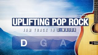 Download lagu Uplifting Pop Rock Jam Track | D major guitar backing track (110 BPM) mp3