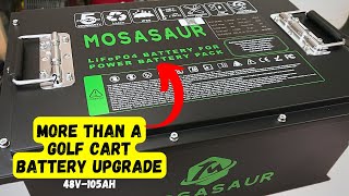 Mosasaur 48V Golf Cart Battery Unboxing - Is This the Ultimate Upgrade?