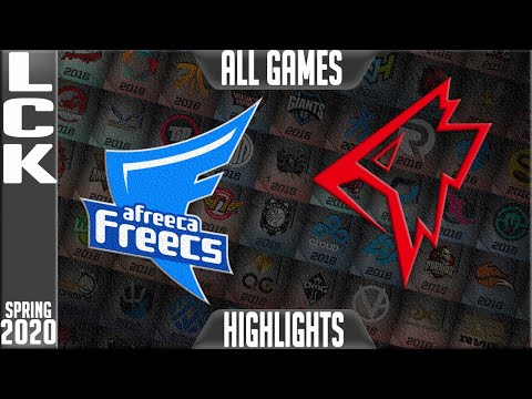 AF vs GRF Highlights ALL GAMES | LCK Spring 2020 W8D2 | Afreeca Freecs vs Griffin