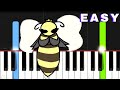 Sweet Little Bumble Bee | EASY Piano Tutorial - Bambee