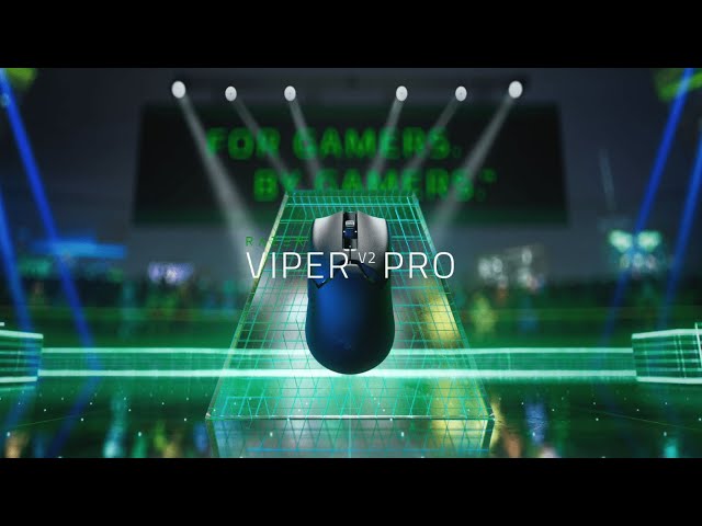 Mouse da gioco ottico wireless Razer Viper V2 Pro 30000 DPI Nero video