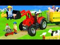 Tractors and Animals on the Farm with Kids Songs