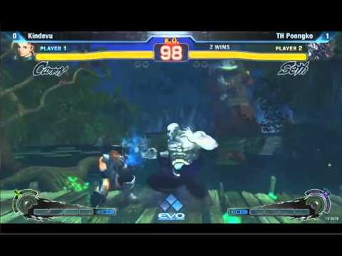 EVO 2012 Poongko (Seth) Vs Kindevu (Cammy) SSF4AE Live Match
