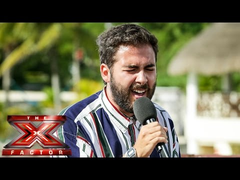 Andrea Faustini sings Jennifer Hudson's And I Am Telling You | Judges' Houses | The X Factor UK 2014