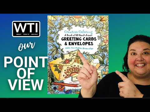 Creative Coloring Greeting Cards Book - WTI product video review