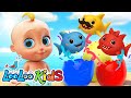 Baby Shark Surprise Eggs 🟡 Learn Colors with Sharks 🔴Nursery Rhymes & Kids Songs 🔵 LooLoo Kids