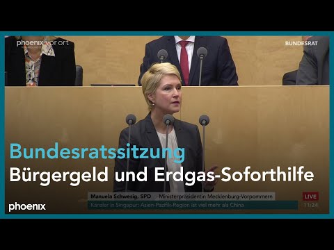 Sondersitzung Bundesrat: Gaspreisbremse und Bürgergeld