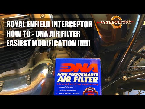 Royal Enfield Interceptor / Continental GT 650 - How to fit a Performance Air Filter