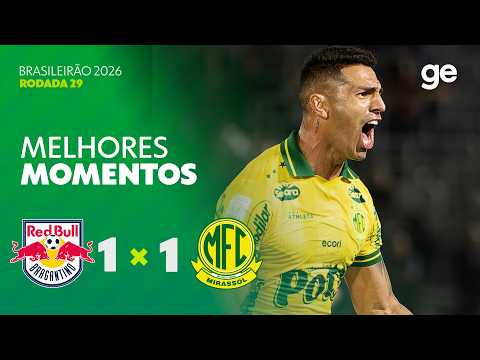 Gols e melhores lances de Red Bull Bragantino x Mirassol