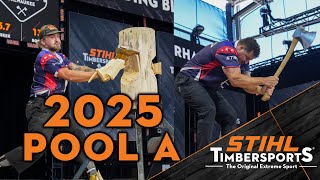 FULL Pool A action from 2025 STIHL TIMBERSPORTS® US Championships