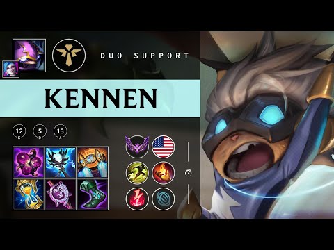 Kennen Support vs Rakan - NA Master Patch 25.22
