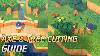 ANIMAL CROSSING NEW HORIZONS - AXE And TREE Cutting Guide