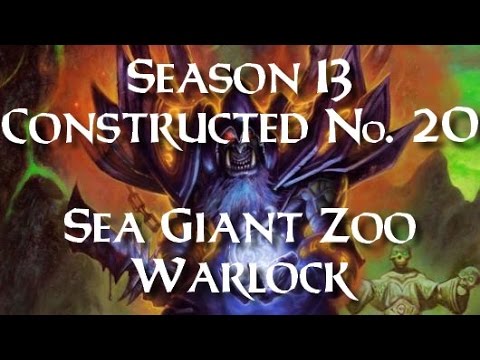 Hearthstone: Sea Giant Zoo Warlock - Burning Knifes [Season 13 Getting Legend #20]