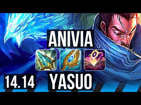 ANIVIA vs YASUO (MID) | 6/0/7, 69% winrate, Dominating | TR Diamond | 14.14